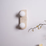 Elysian Travertine Plug-in Wall Light