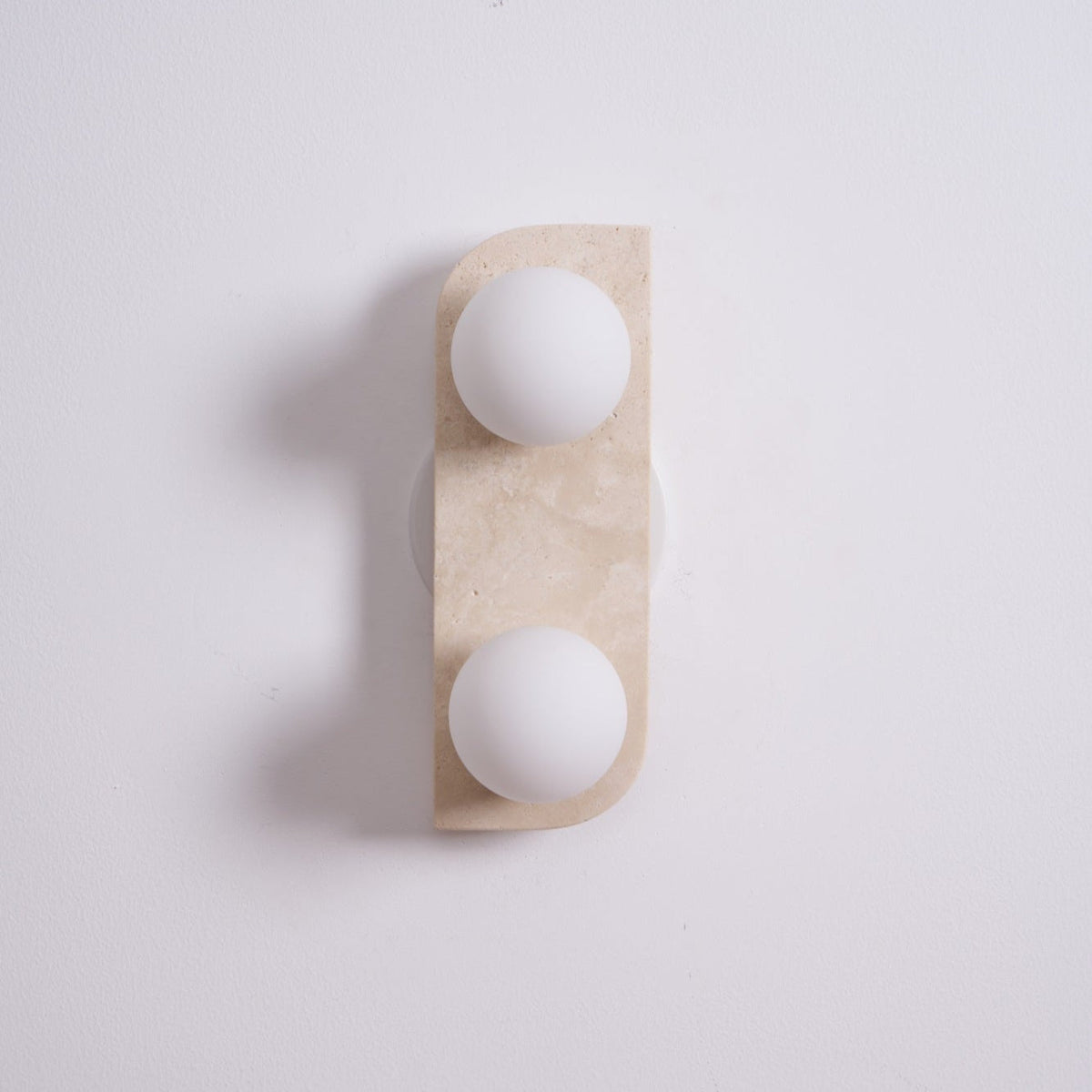 Elysian Travertine Plug-in Wall Light