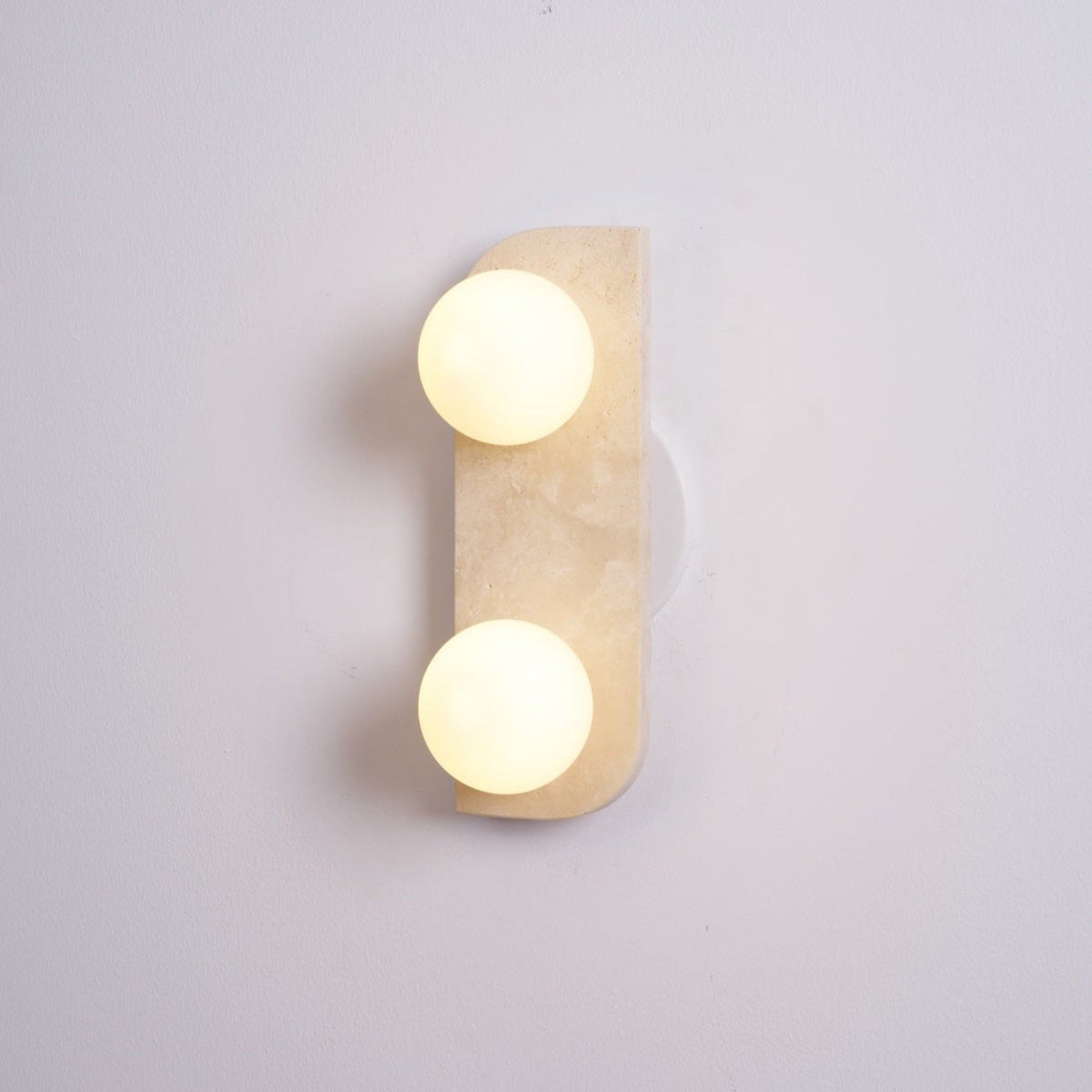 Elysian Travertine Plug-in Wall Light