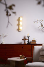 Elysian Travertine Plug-in Wall Light