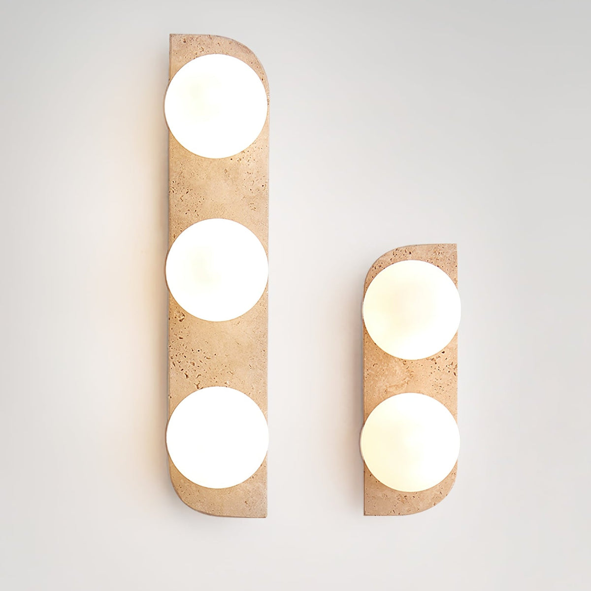 Elysian Travertine Plug-in Wall Light