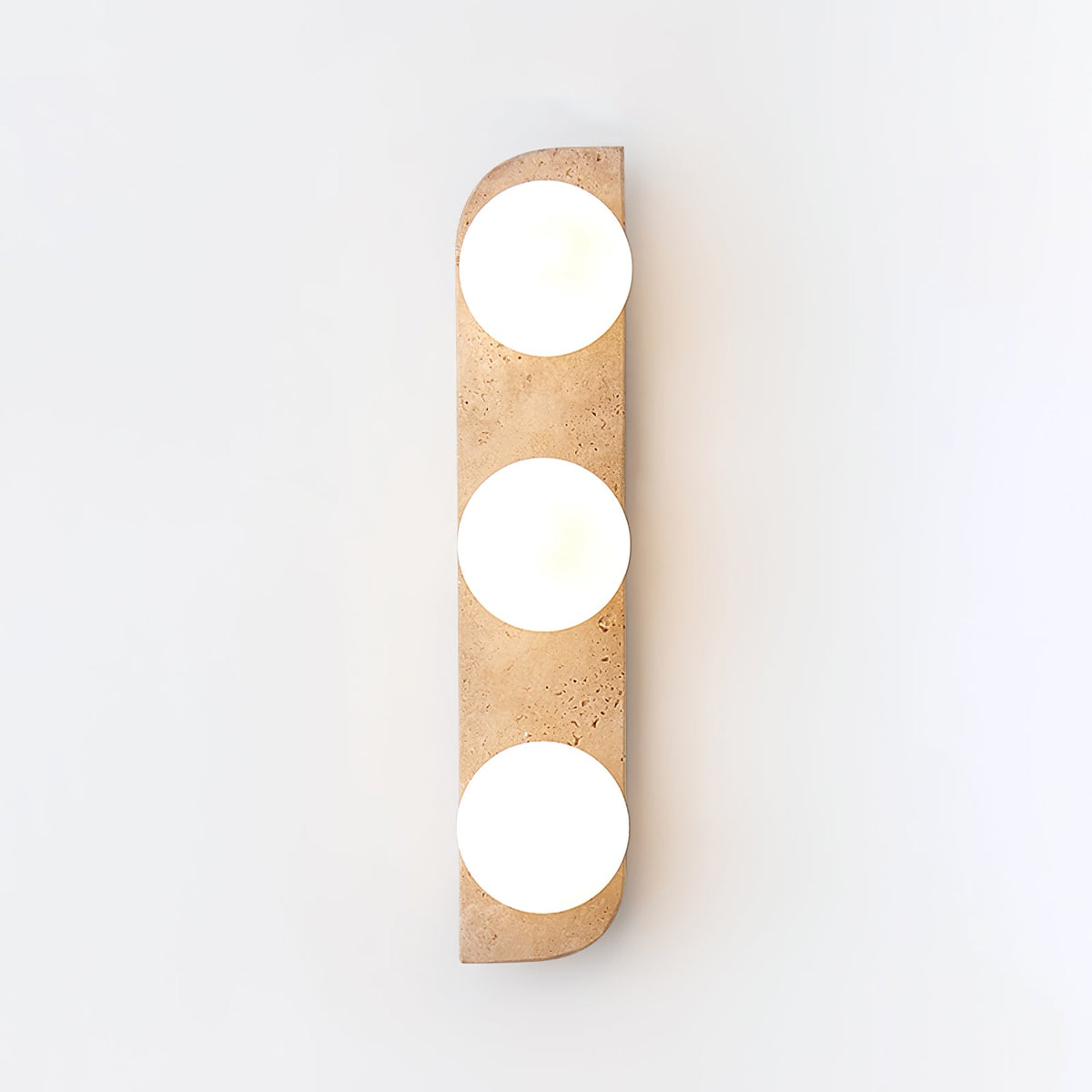 Elysian Travertine Plug-in Wall Light