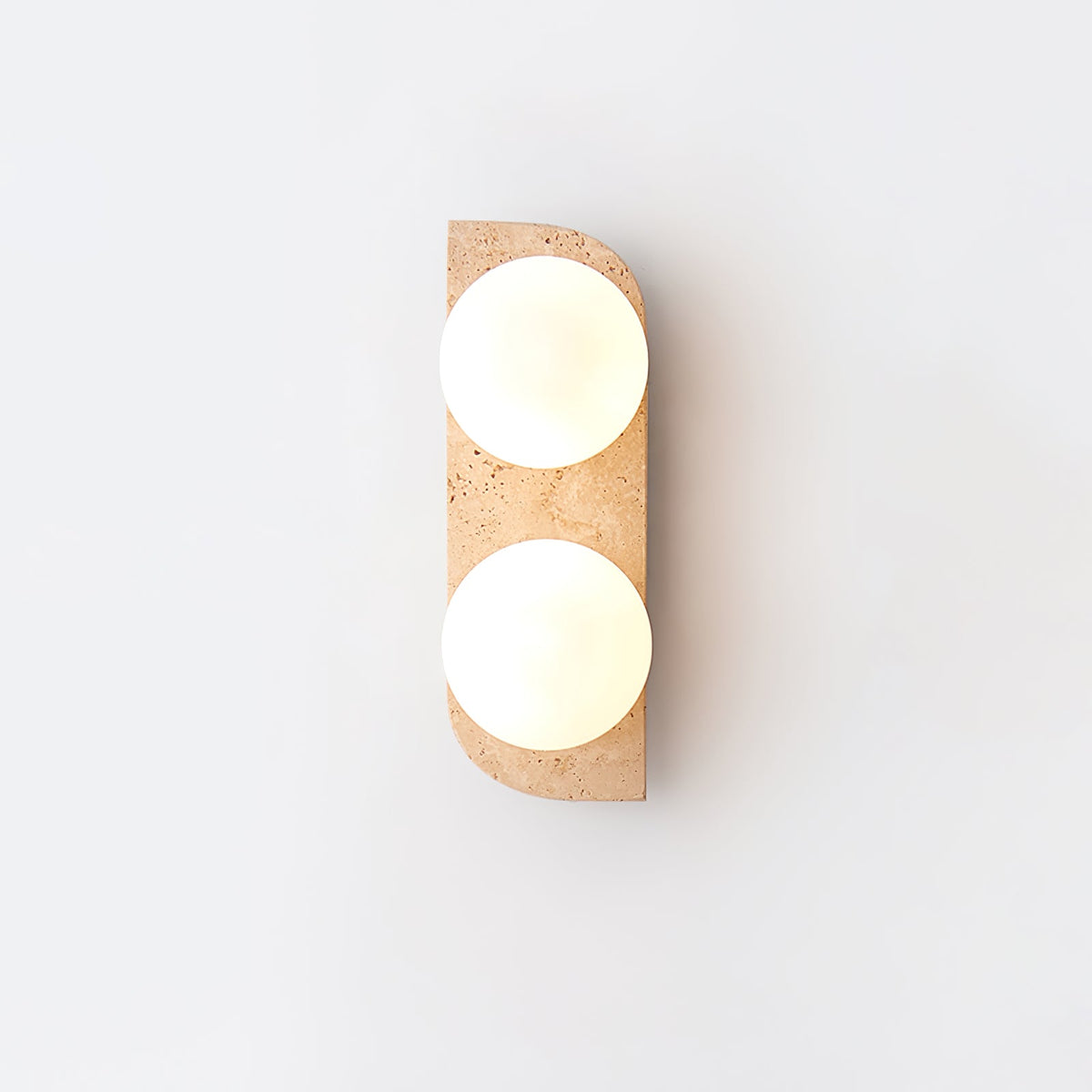 Elysian Travertine Plug-in Wall Light