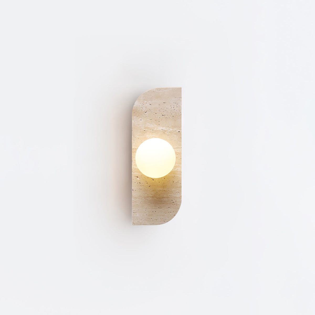 Elysian Travertine Plug-in Wall Light