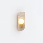 Elysian Travertine Plug-in Wall Light