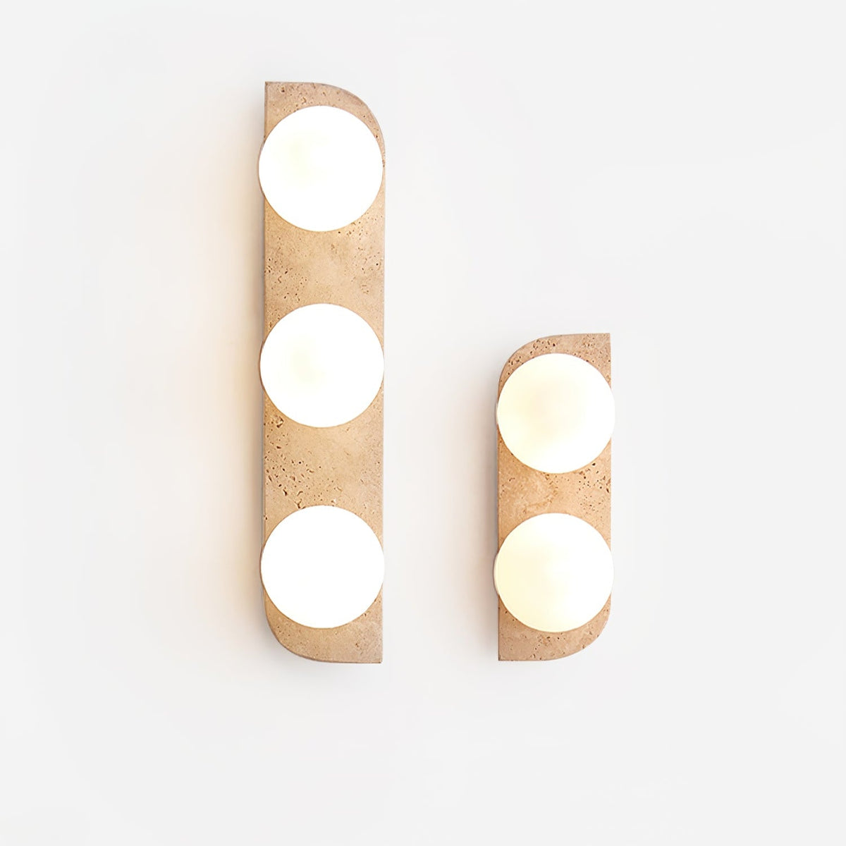 Elysian Travertine Plug-in Wall Light