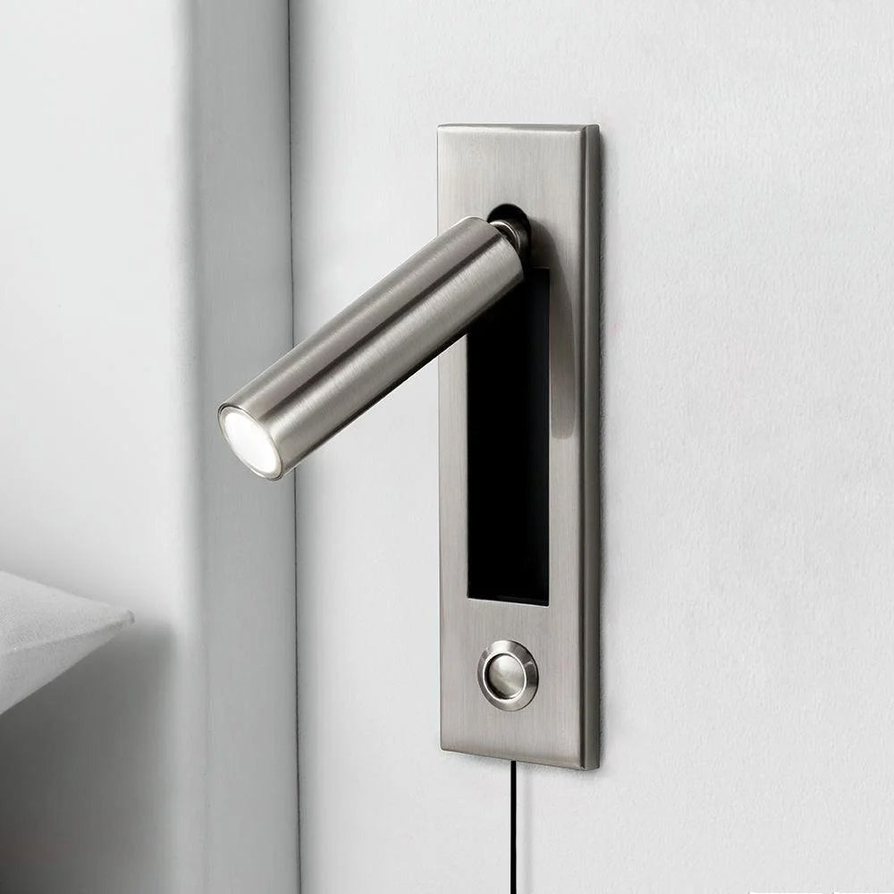 Embedded Bedside Plug-in Sconce