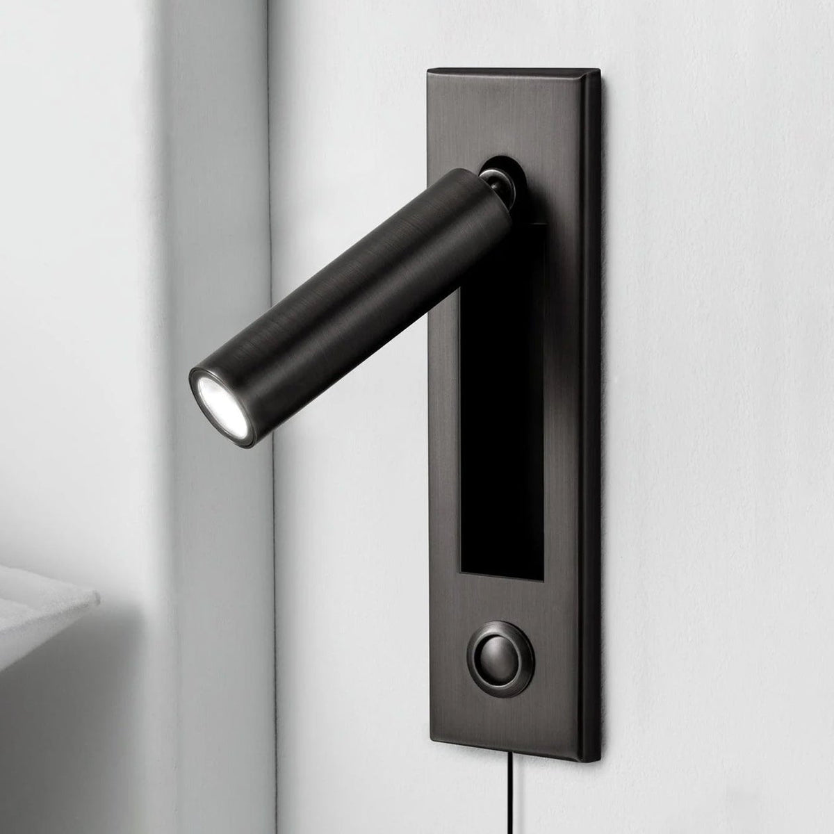 Embedded Bedside Plug-in Sconce