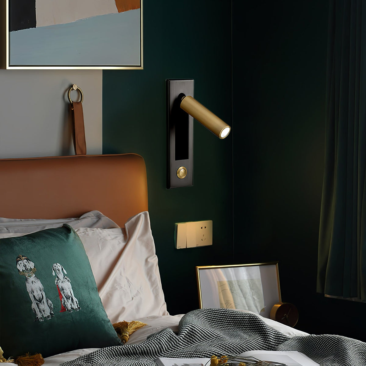 Embedded Bedside Plug-in Sconce