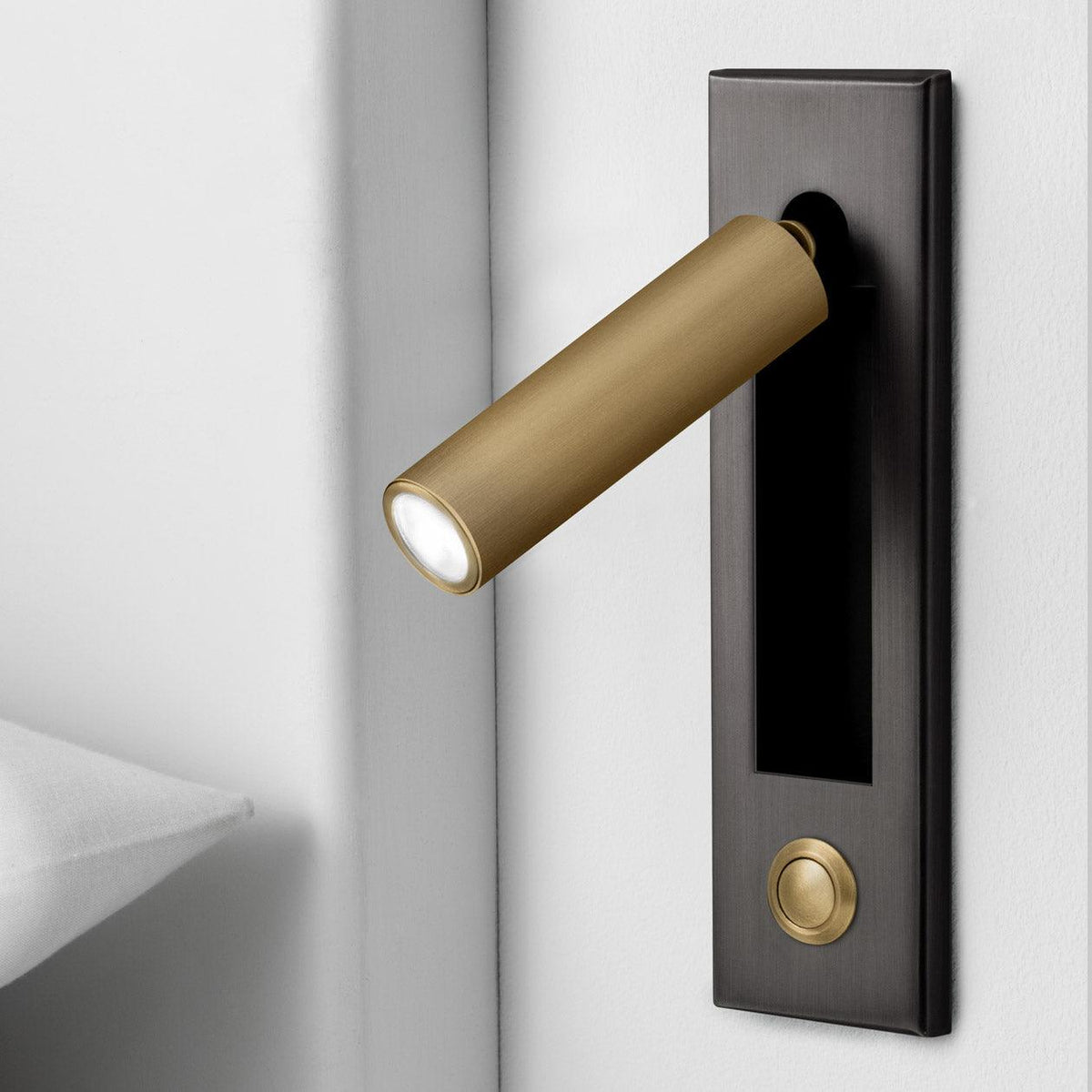 Embedded Bedside Plug-in Sconce