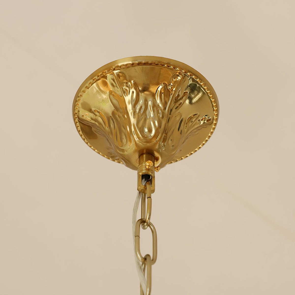 Embossed Pearls Crystal Chandelier