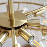 Embossed Pearls Crystal Chandelier