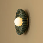Emerald Wave Wall Lamp 12.6"