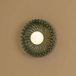 Emerald Wave Wall Lamp 12.6"