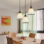 Empire New Age White Glass Pendant Light