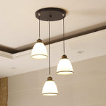 Empire New Age White Glass Pendant Light