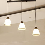 Empire New Age White Glass Pendant Light