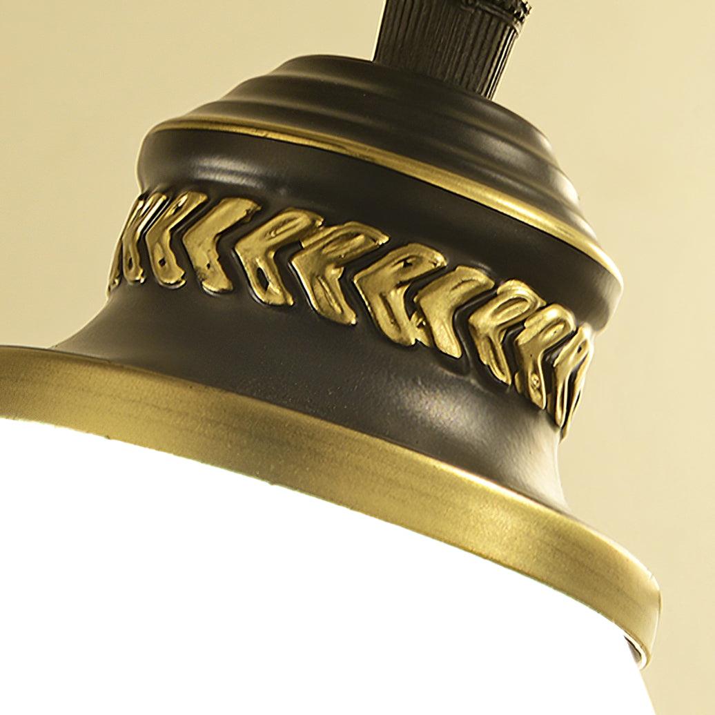 Empire New Age White Glass Pendant Light