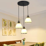 Empire New Age White Glass Pendant Light