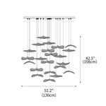 Empty Leaf Chandelier