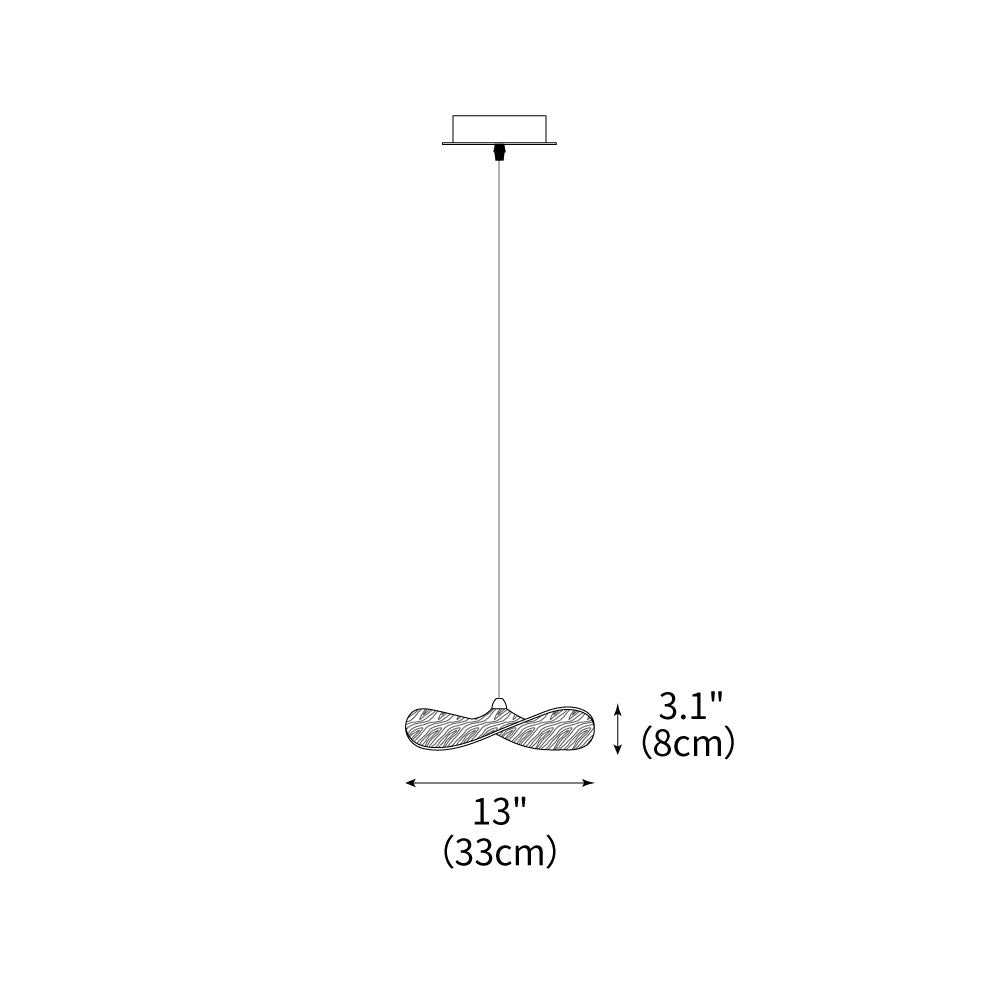 Empty Leaf Chandelier