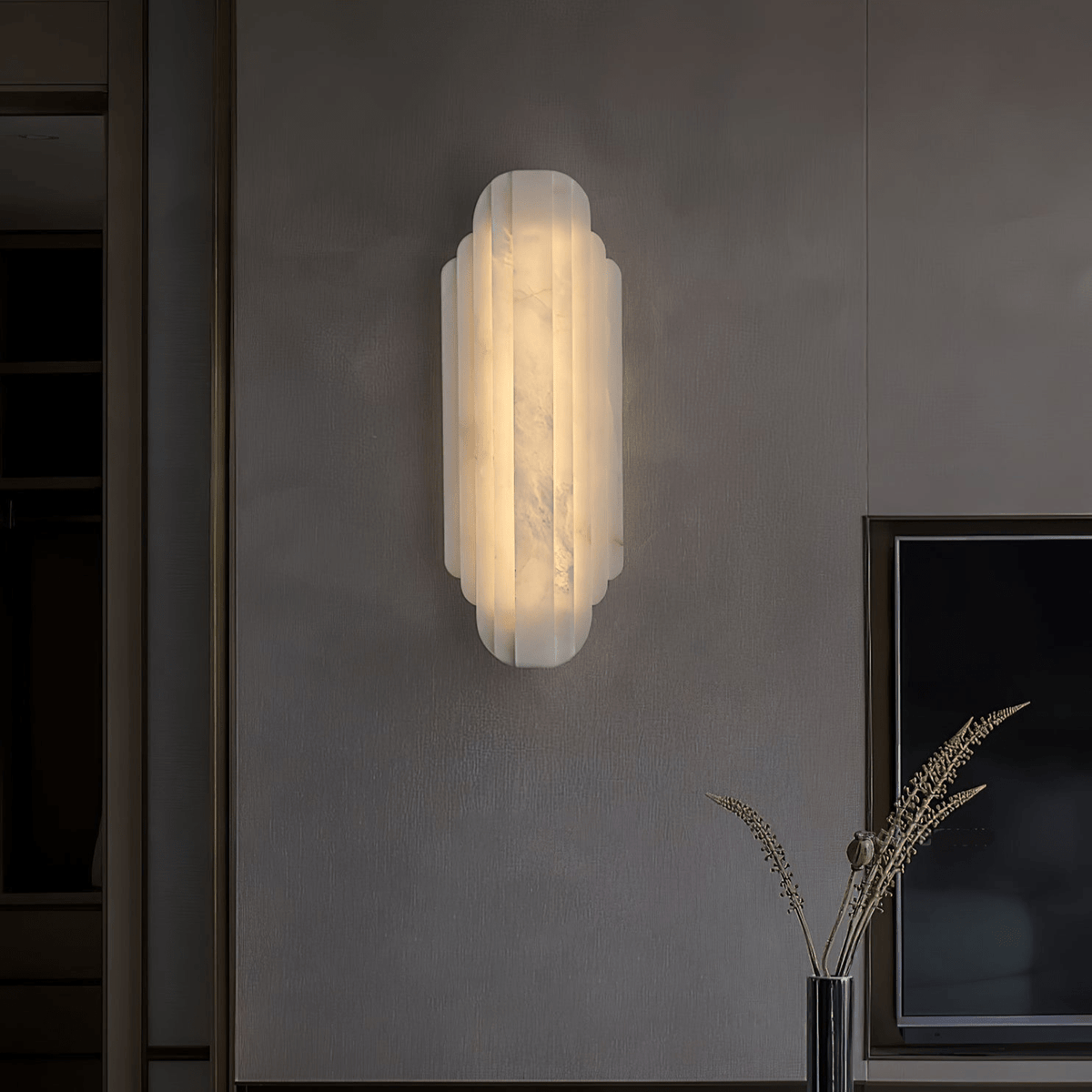 Estelle Alabaster Wall Sconce