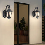 Minimalist Frosted Glass Waterproof European-Style Outdoor Wall Lamp