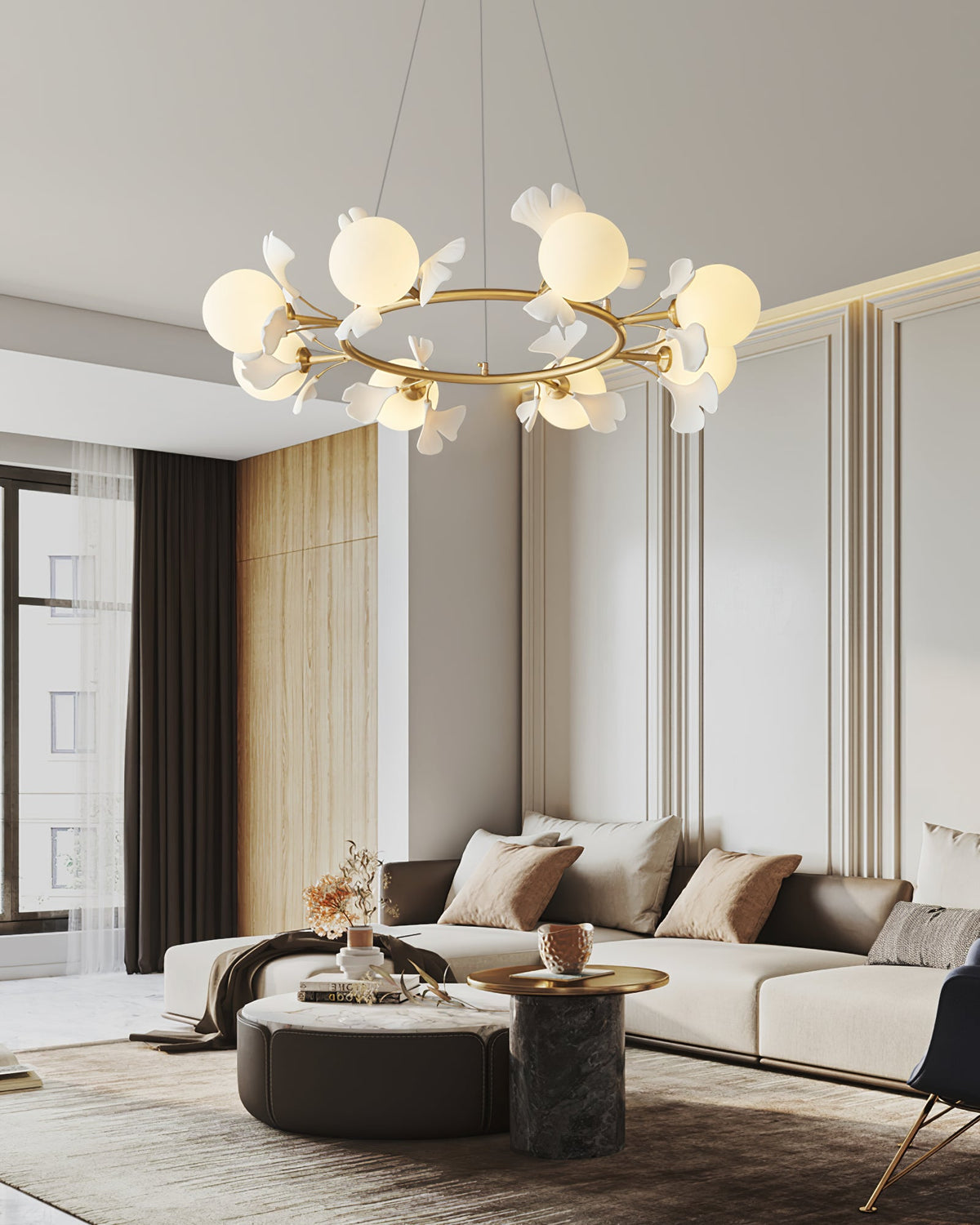 Evander Gingko Chandelier