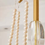 Evaria Crystal Pearl Chandelier