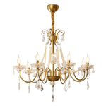 Evaria Crystal Pearl Chandelier