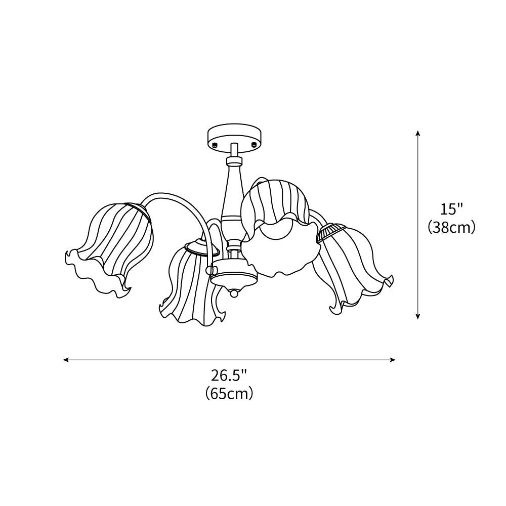 Fantasy Lily Chandelier