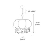 Feathered Lantern Pendant Light