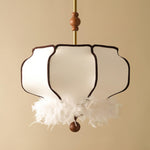 Feathered Lantern Pendant Light