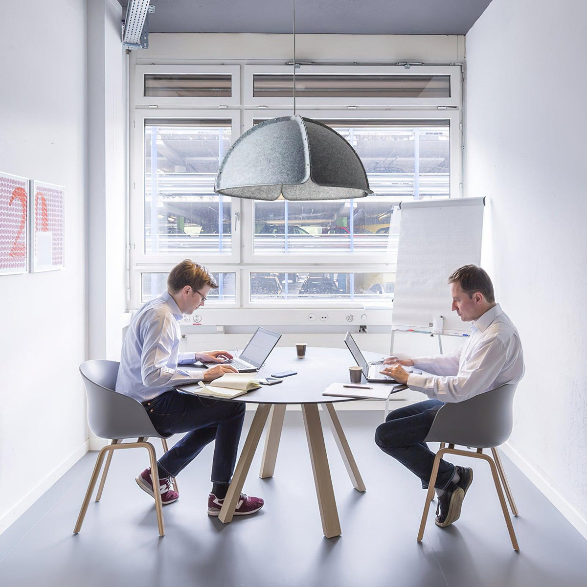 Felt Bowl Pendant Lamp 23.6"