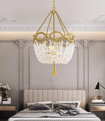 Fiona Beaded Chandelier 20.5"