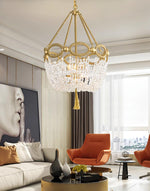 Fiona Beaded Chandelier 20.5"