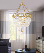 Fiona Beaded Chandelier 20.5"