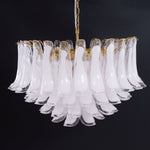 Fiora Pink Glass Chandelier