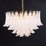 Fiora Pink Glass Chandelier