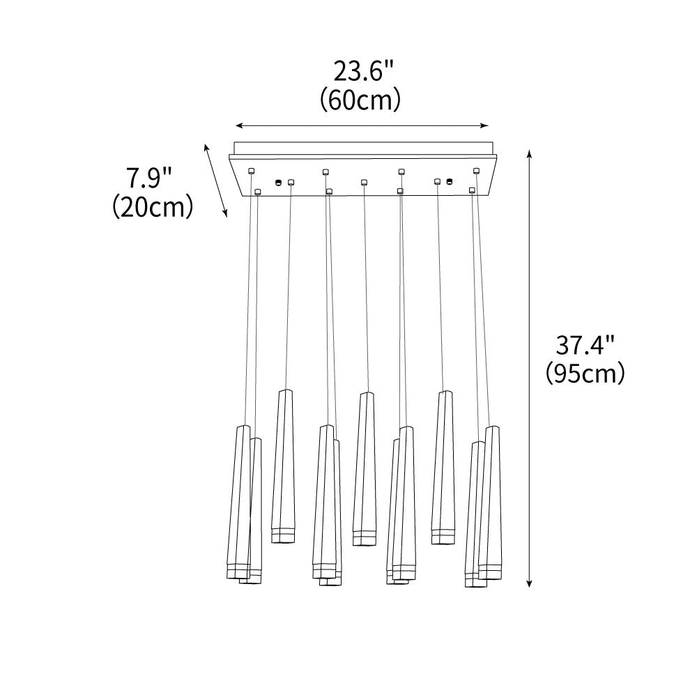 Firewood Stick Chandelier