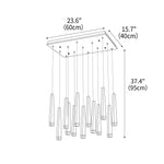 Firewood Stick Chandelier