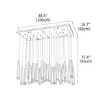 Firewood Stick Chandelier