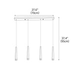 Firewood Stick Chandelier