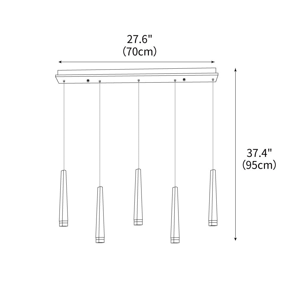 Firewood Stick Chandelier