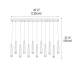 Firewood Stick Chandelier