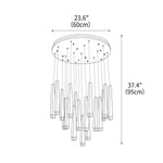 Firewood Stick Chandelier