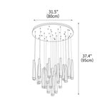 Firewood Stick Chandelier