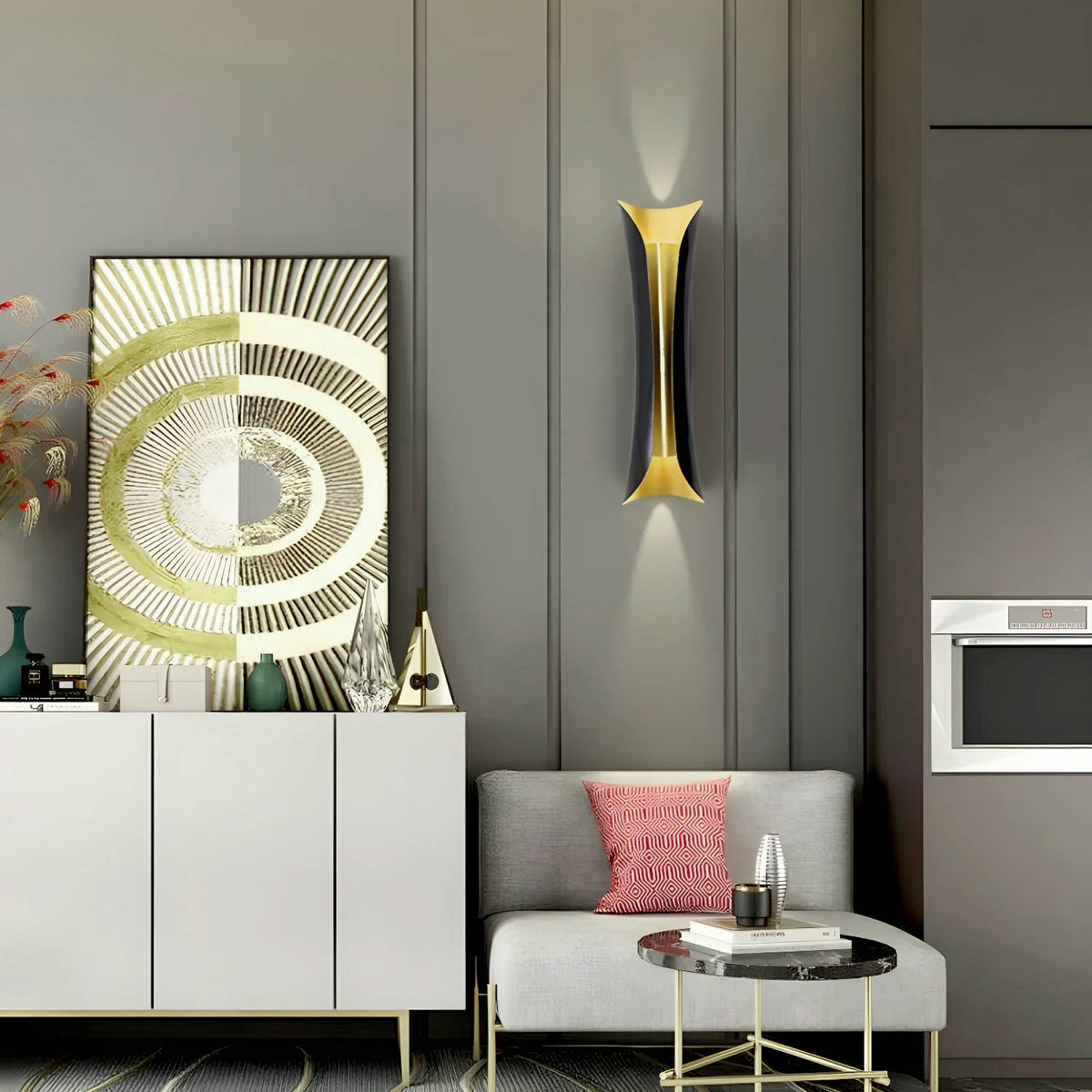 Flame Art Wall Sconce