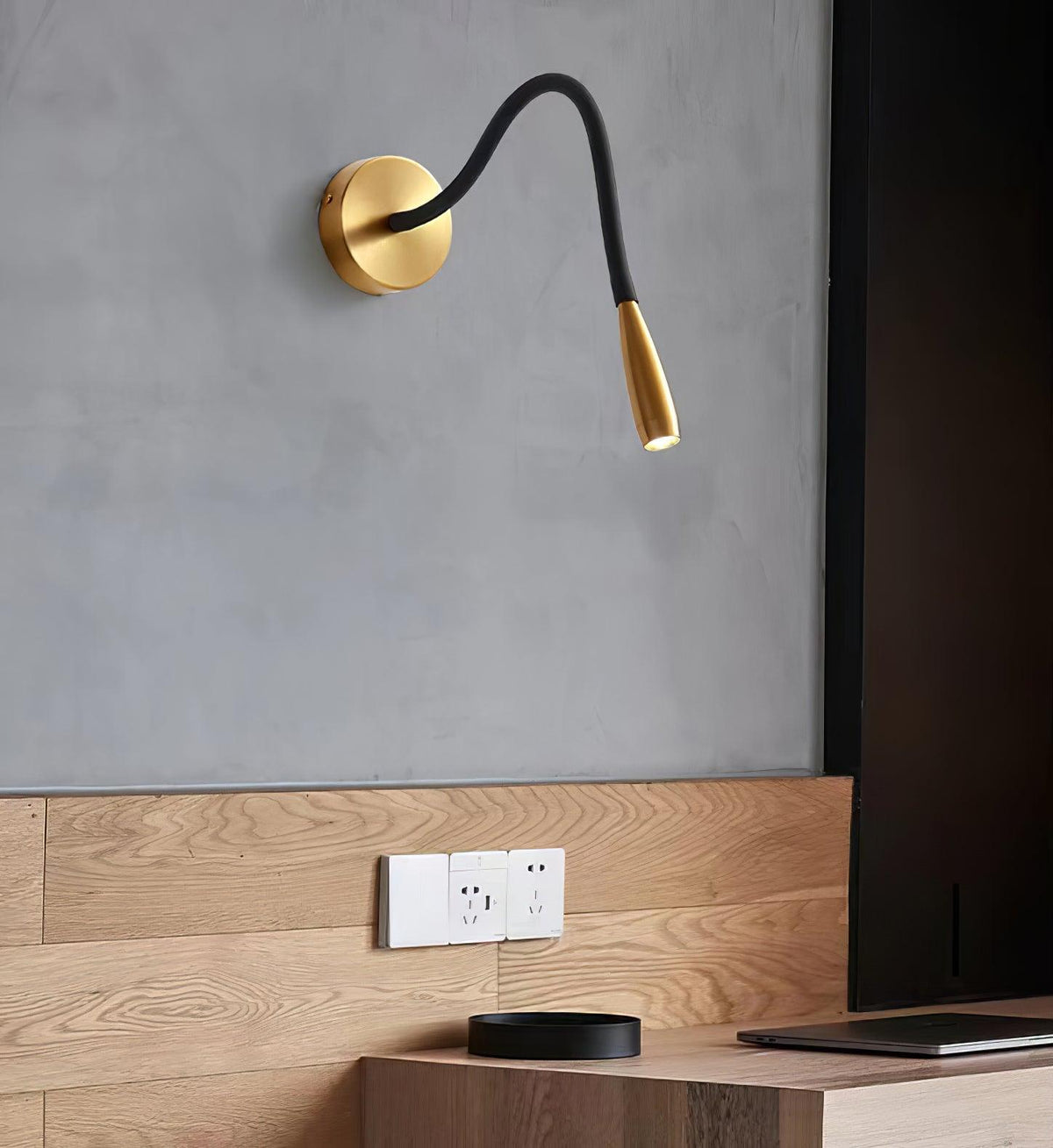 Flexi Hose Plug-in Wall Light