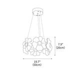 Flora Glass Chandelier